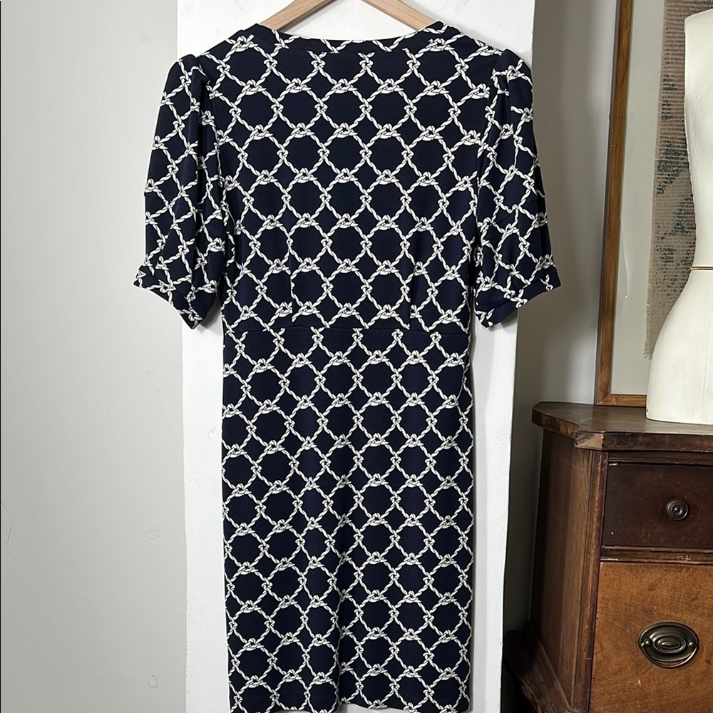 CAbi Navy and White Cruise Dress - Picture 8 of 11